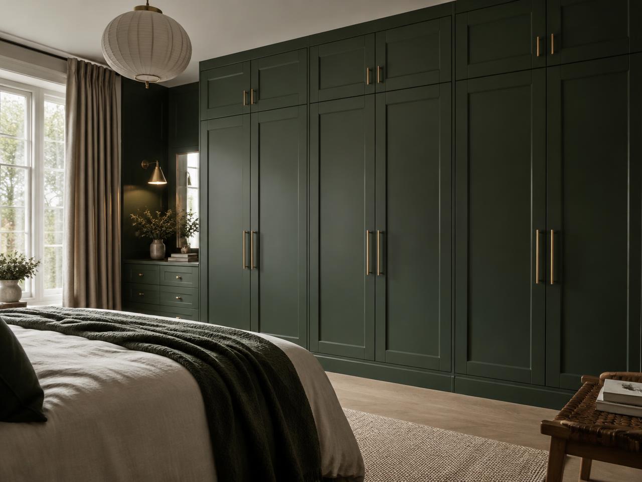 Fitted wardrobes by JW Joinery — floor-to-ceiling painted shaker